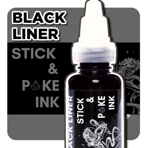 Black Liner - Stick & Poke Tattoo Ink