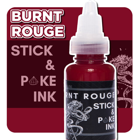 Burnt Rouge - Stick & Poke Tattoo Ink