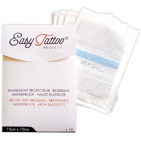 EasyTattoo Protective Film Dressings 10cm x 15cm-SINGLE NEEDLE-1-SINGLE NEEDLE Stick & Poke Tattoo